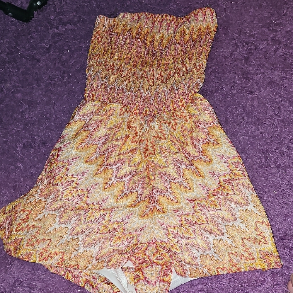 Strapless Romper